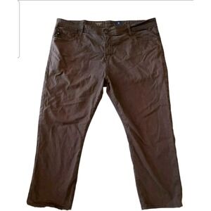 AG Adriano Goldschmied Jeans The Everett Slim Straight Pants Brown  42x28